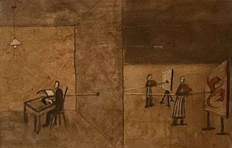 Connected by the Elbows - Andrew Lanyon