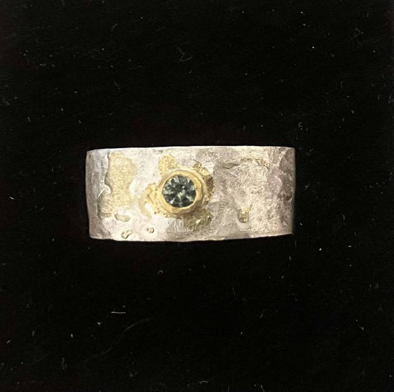 Clare Mason - Green Saphire 18ct Gold