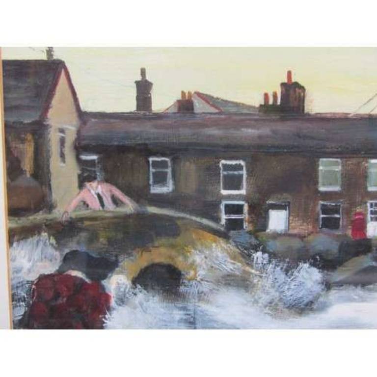 Gill Watkiss - Storm at Newlyn