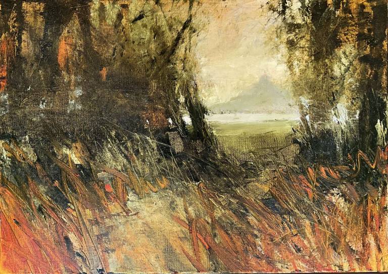 Jill Eisele - St Michaels Mounts from Tremenheere Gardens