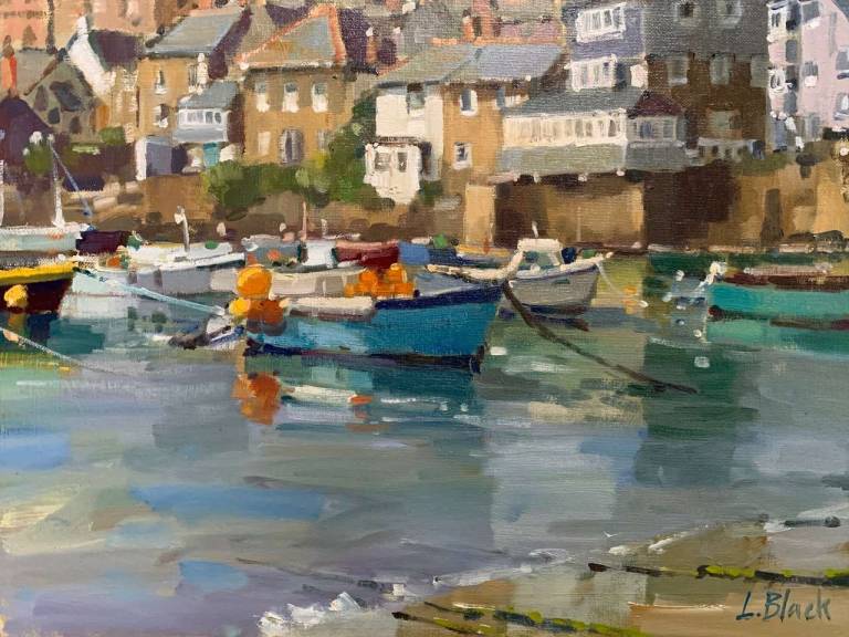 Lizzie Black AROI - Boats in the Harbour