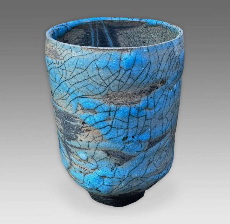Essex Tyler : Pottery - Blue Crackle