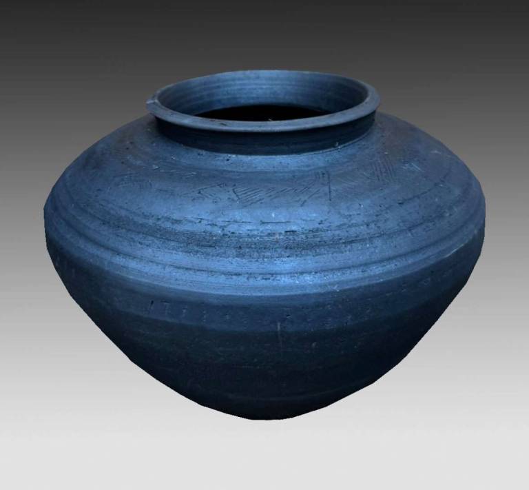 Matte Black Vessel - Essex Tyler : Pottery