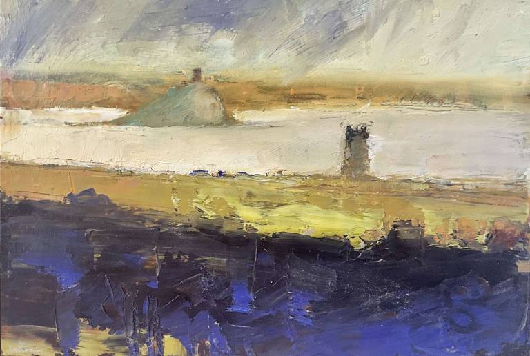 Jill Eisele - Mounts Bay From Lessingey