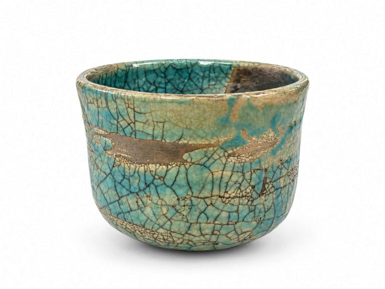 Raku - Cracked Opal - Essex Tyler : Pottery