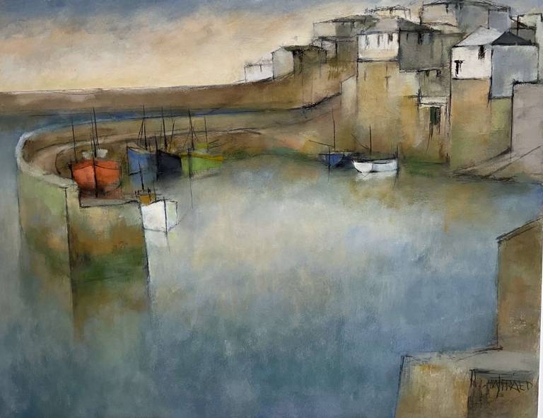 The old harbour Newlyn - Michael Praed