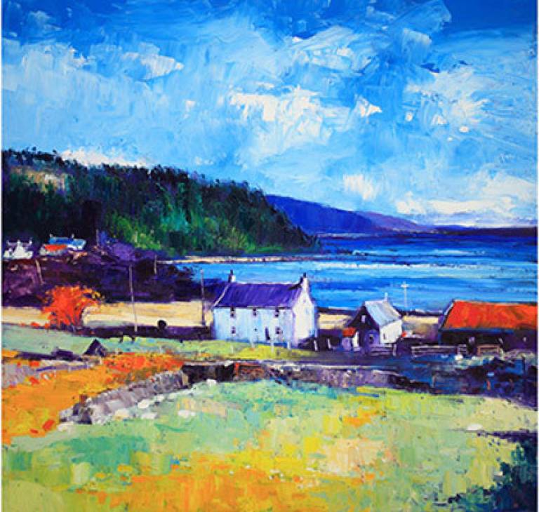 Morning Light Lagg Village, Isle Of Jura - John Lowrie Morrison OBE