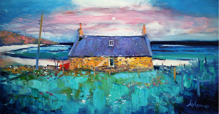 Croft on the Shore .Uisken , Isle of Mull - John Lowrie Morrison OBE