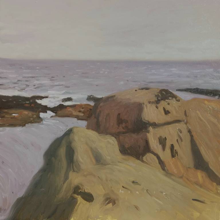 Rocks & the Sea - Caroline  Hunter