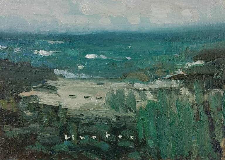 Summer Shoreline , Coll - Caroline  Hunter