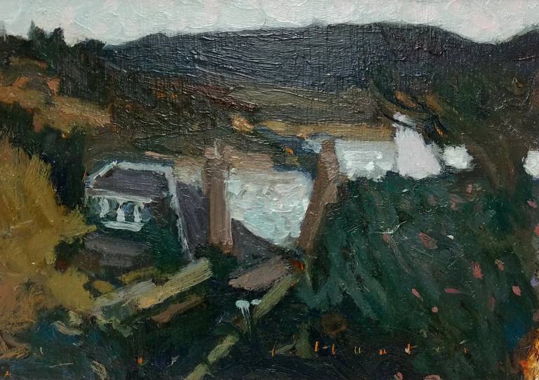 Across Rooftops , Tayvallich - Caroline  Hunter