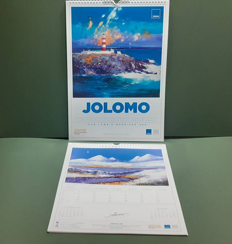 JOLOMO Calendar 2022                   ( Price includes P&P) - John Lowrie Morrison OBE