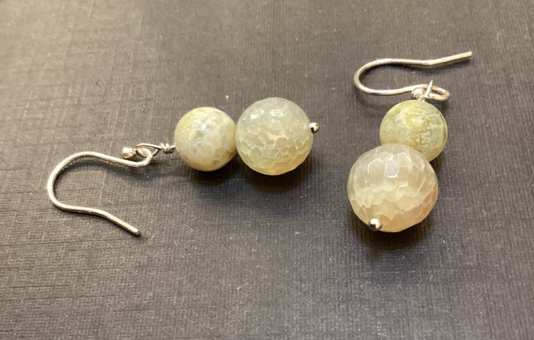 Agate earrings - Lucy Jane Walsh