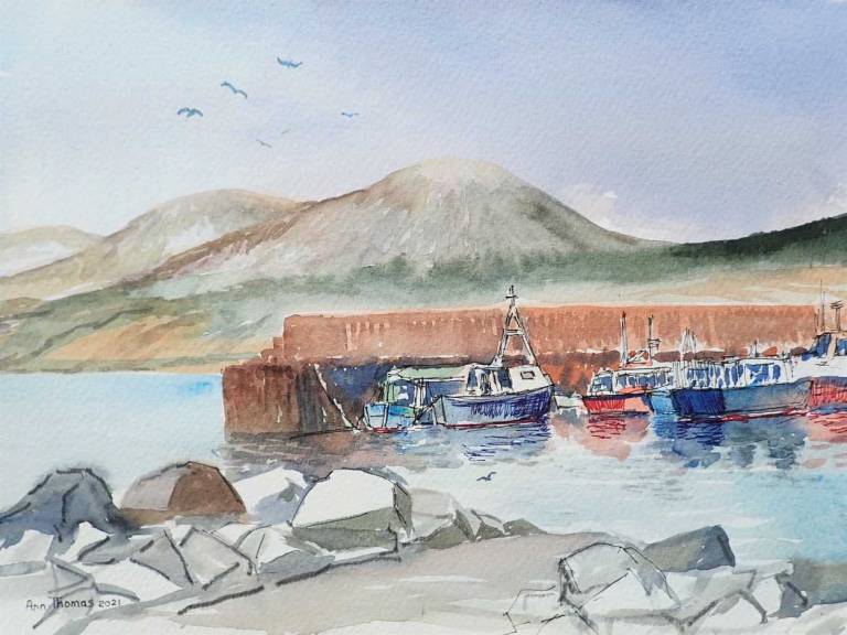 Carradale Harbour - Ann Thomas