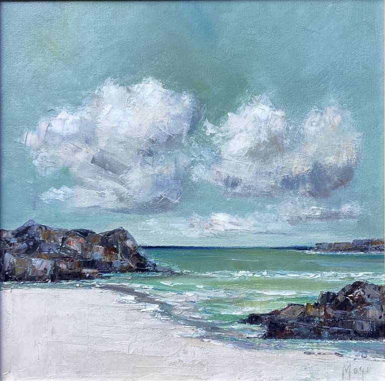 Rocks & Green Waters , Iona                SOLD - Mogs Mellor