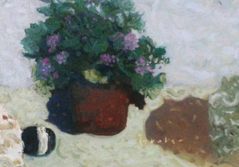 Flowering Currant  & Stripey Stone - Caroline  Hunter