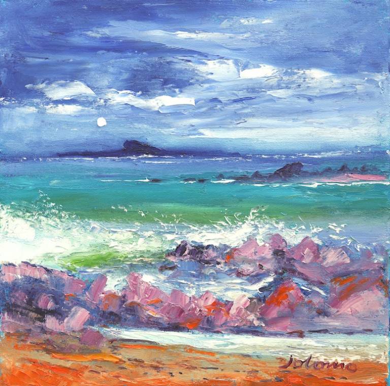 The pink rocks of Iona                                         SOLD - John Lowrie Morrison OBE