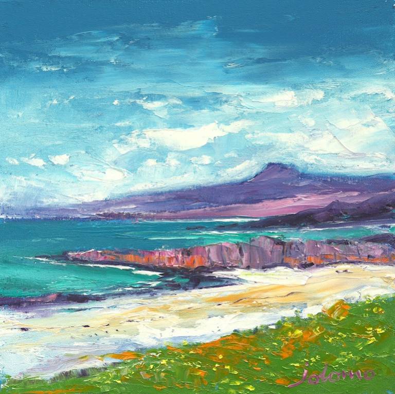 Summerlight over Ben More and Iona - John Lowrie Morrison OBE