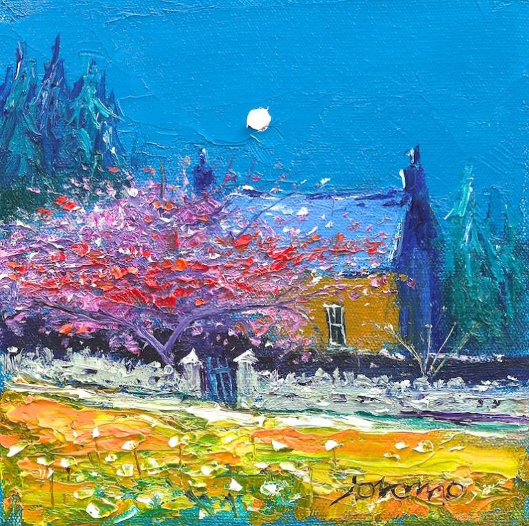 Spring blossoms Barnluasgan                  SOLD - John Lowrie Morrison OBE