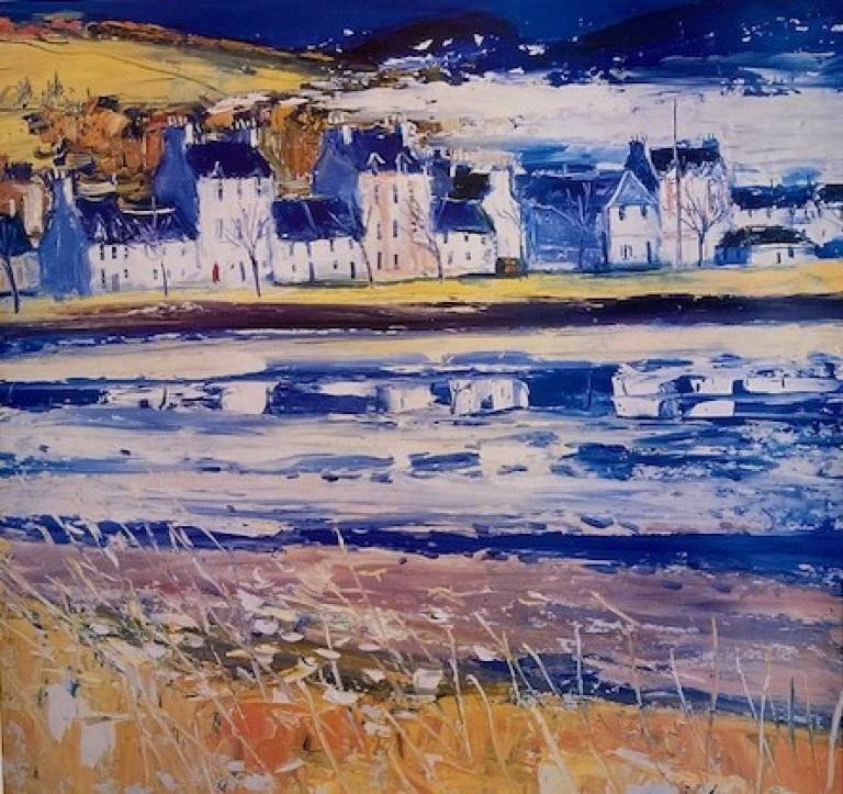 Autumn Mist Lochgilphead - John Lowrie Morrison OBE