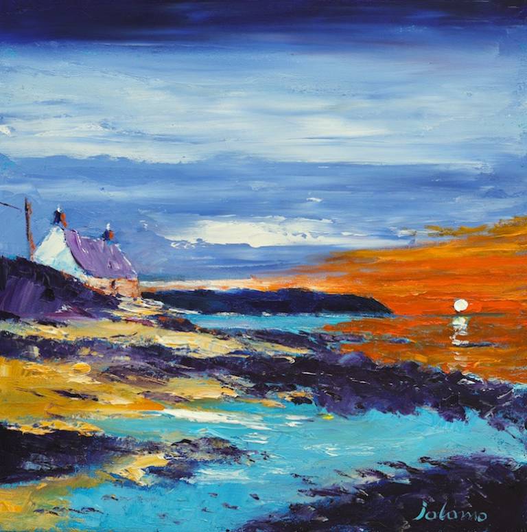 Sunset at Westport Kintyre - John Lowrie Morrison OBE