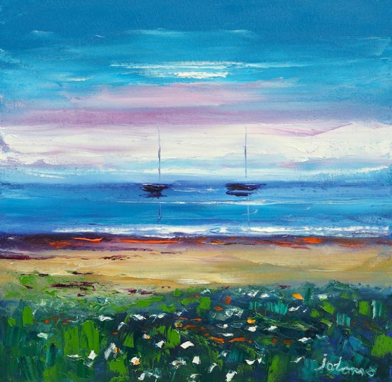 A quiet eveninglight Isle of Gigha - John Lowrie Morrison OBE