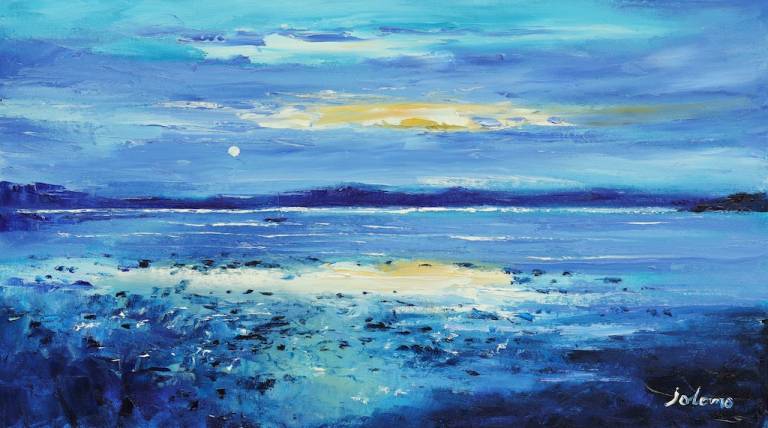 Eveninglight Carsaig Bay Tayvallich - John Lowrie Morrison OBE