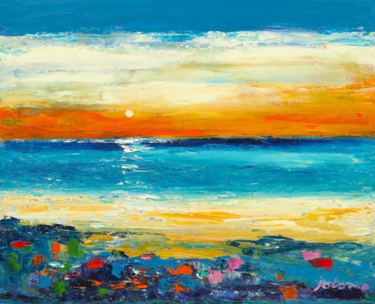 The Sound of Jura sunset from Ronachan Point - John Lowrie Morrison OBE