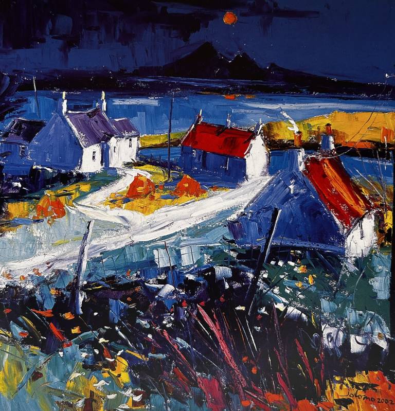 Evening gloaming , Paps of Jura - John Lowrie Morrison OBE