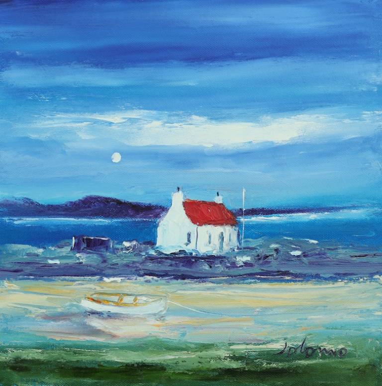 The croft near the Barra airport - John Lowrie Morrison OBE