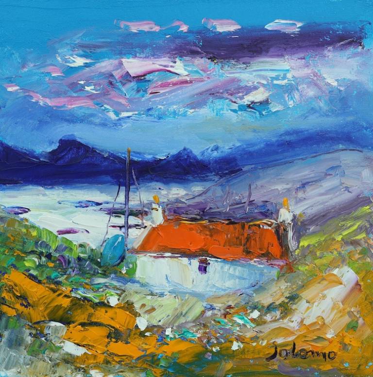 Abandonded croft at Quidinish on the Golden Road - John Lowrie Morrison OBE