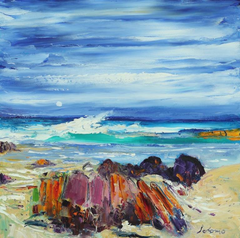 Mangersta coloured rock Isle of Lewis (copy) - John Lowrie Morrison OBE