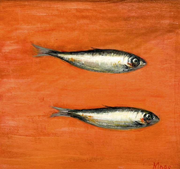 2 Fish on Orange - Mogs Mellor