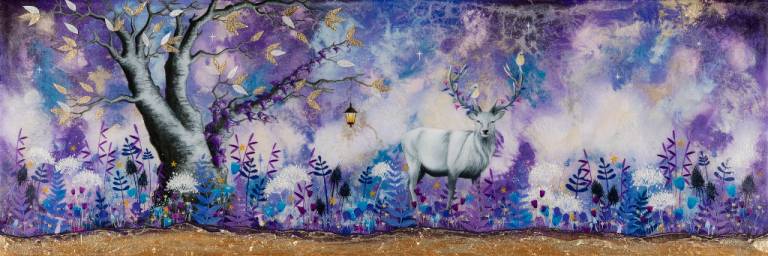 Enchanted Forest with Stag - Sarah Ewing