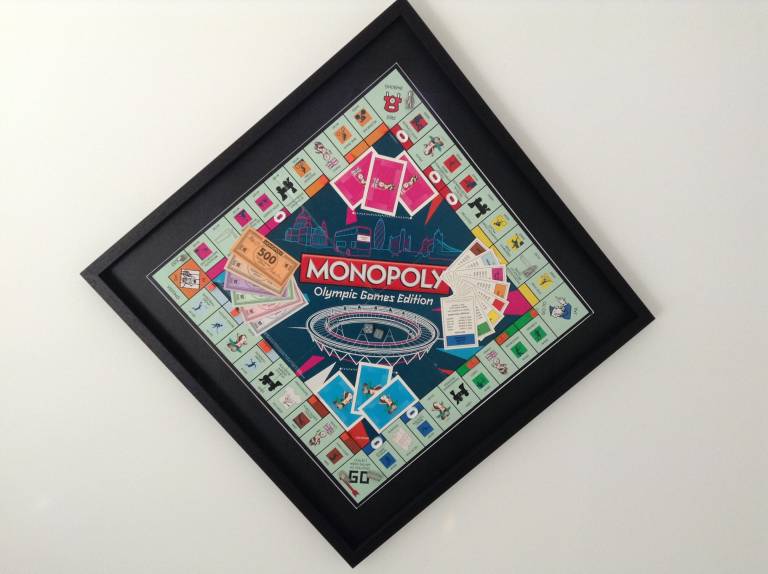 3D Framing - Monopoly set with Conservation Glass - Bespoke Framing