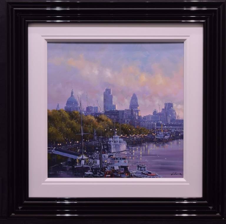 London & The Thames - Original - SOLD - Joe Bowen