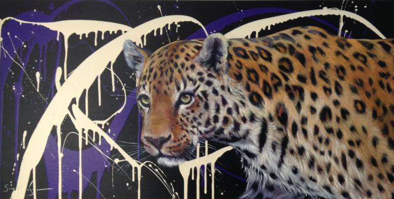 Leopard - Stalking - SOLD - Simon  Wright