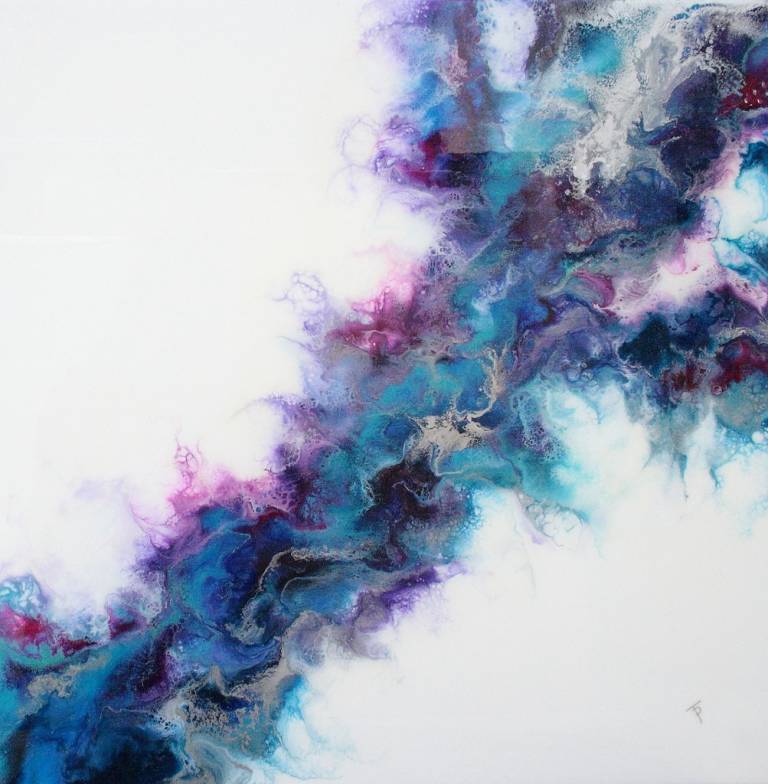 Lilac & Blue Fusion - SOLD - Tamsin Pearse