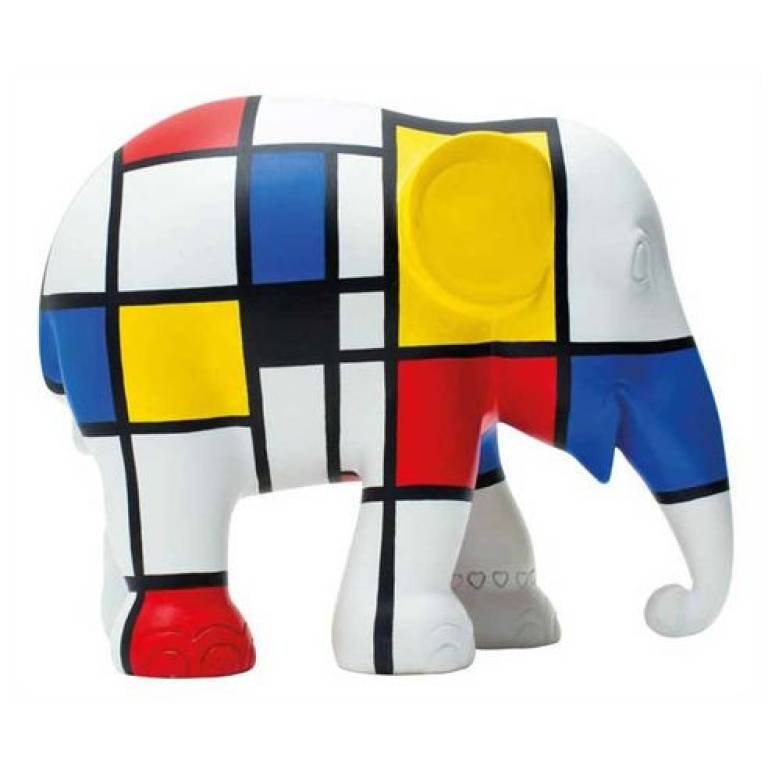 Elephant  Parade - Hommage to Mondriaan