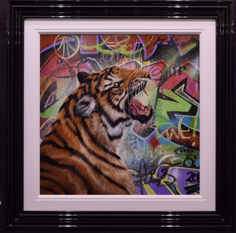 Urban Jungle - Tiger - SOLD - Simon  Wright