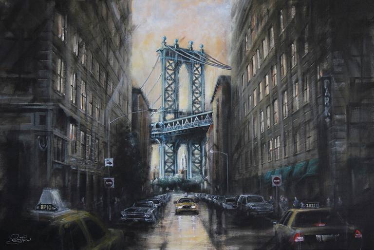 Bridge To New York - Original - SOLD - Rayford Rayford
