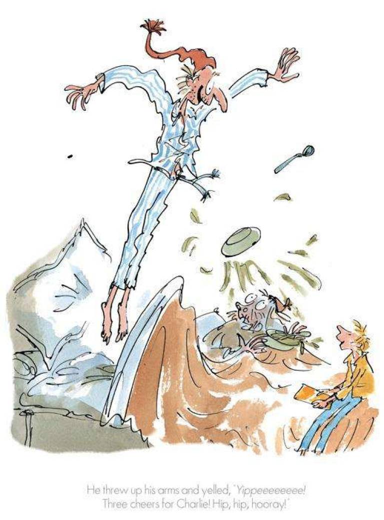 Roal Dahl & Quentin Blake - Three Cheers For Charlie....