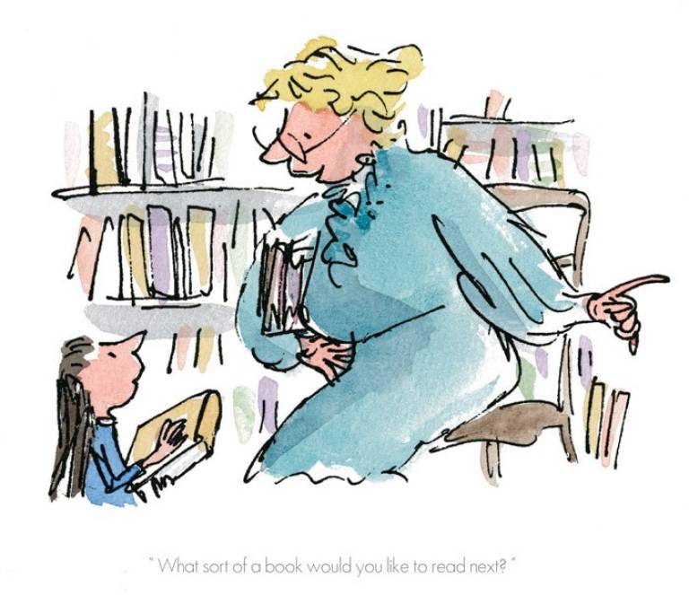 Roal Dahl & Quentin Blake - What Sort of Book Would You Like To Read Next - Matilda