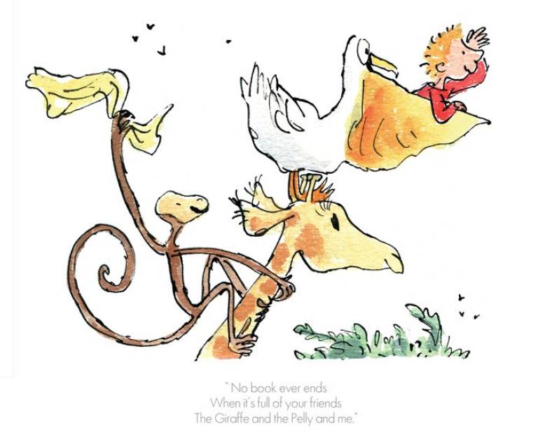 Roal Dahl & Quentin Blake - No Book Ever Ends - The Giraffe and the Pelly and Me