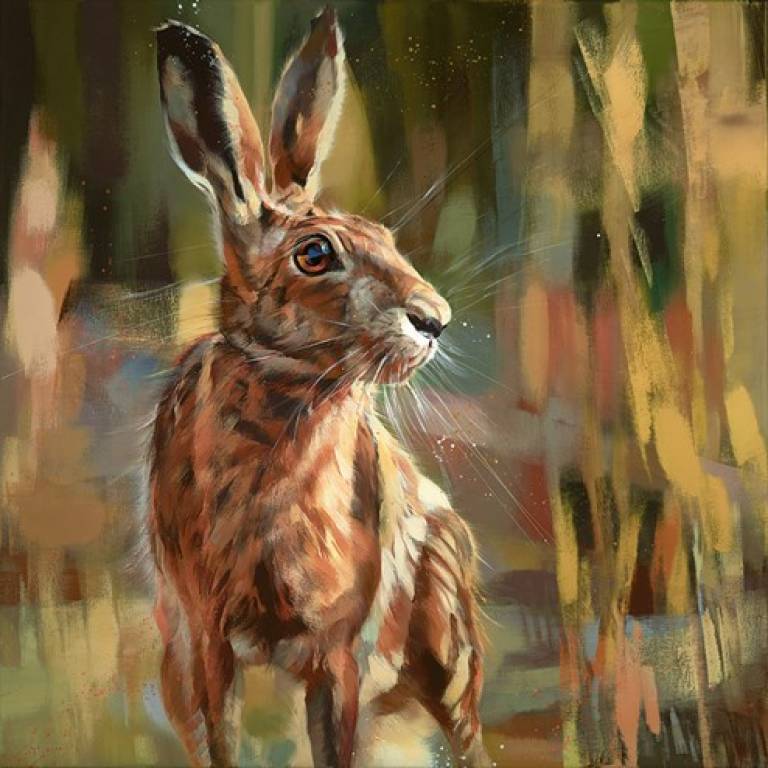 Poised For Action - SOLD - Debbie Boon