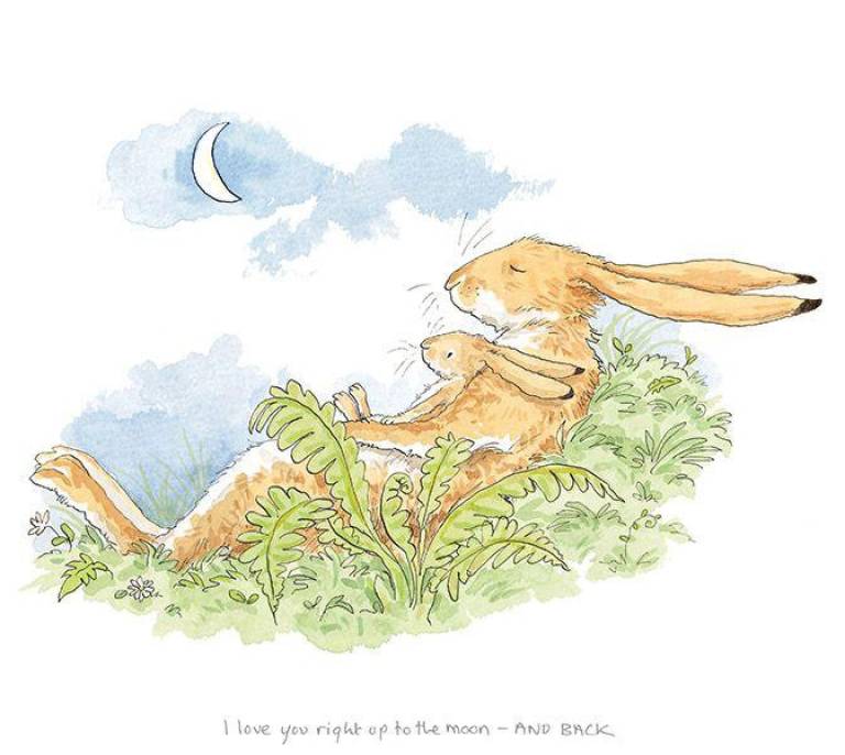 Anita Jeram - I Love You Right Up To The Moon and Back - Signed Edition