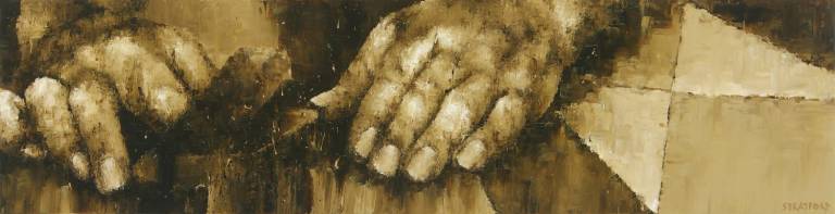 Dereks Hands (SOLD) - Amanda Stratford