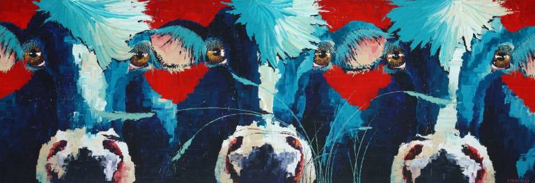 Red Wall (SOLD) - Amanda Stratford