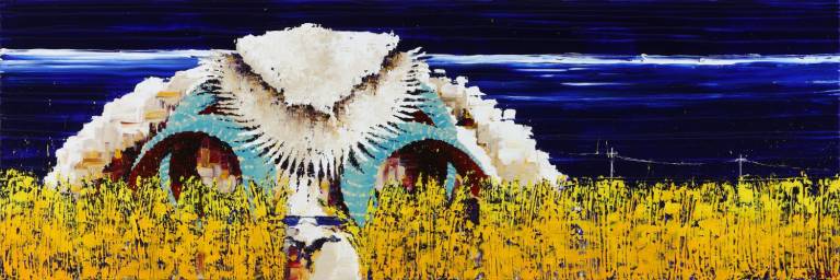 Snoozing Ram (SOLD) - Amanda Stratford