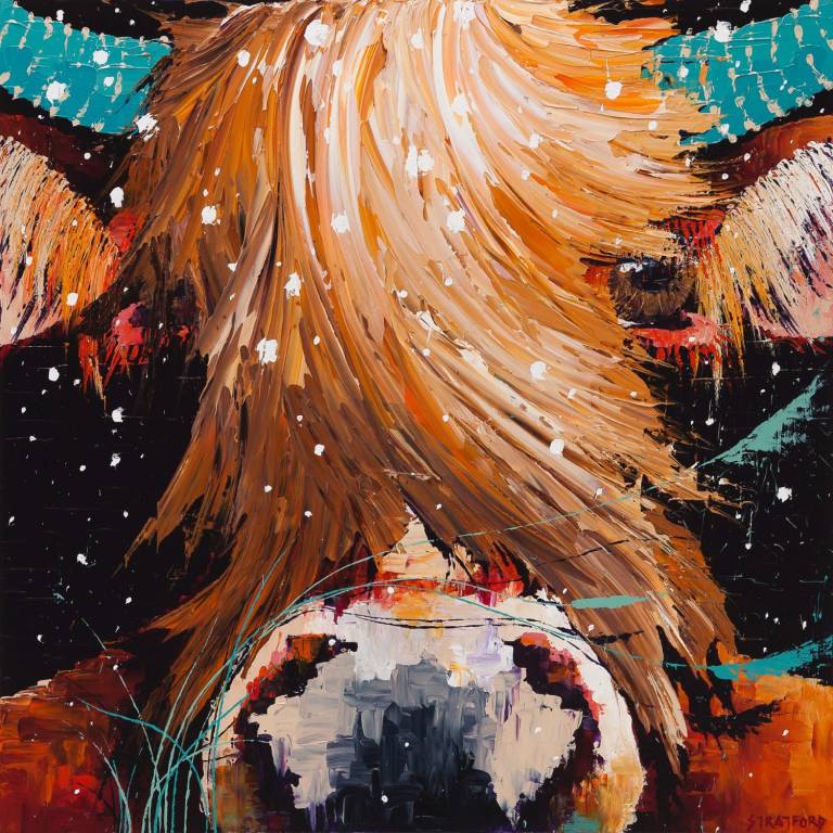 Snowy Snowy Night (SOLD) - Amanda Stratford